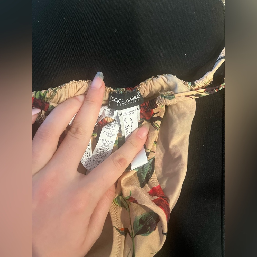 Authentic and RARE gorgeous new without tag dolce and gabbana bikini!!! 😍💗 - Picture 3 of 7